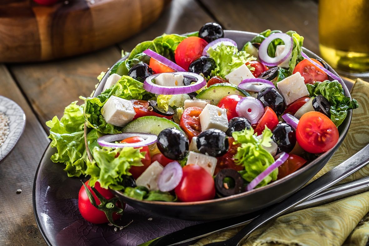 Verschiedene Salate
