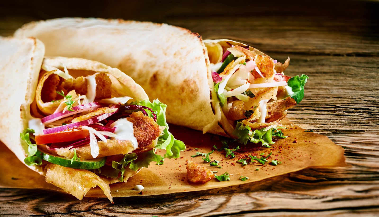 Dürum und Lahmacun